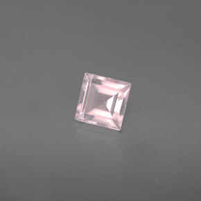 Quartz rose rose naturelle transparent, 0,62 ct, transparent / translucide