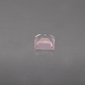 Quartz rose rose naturelle transparent, 0,62 ct, transparent / translucide