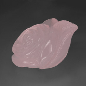 Quartz rose rose naturelle transparent, 328,80 ct, transparent / translucide