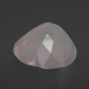 Quartz rose rose naturelle transparent, 15,77 ct, transparent / translucide