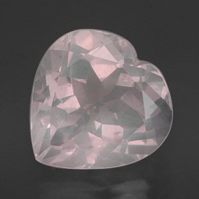 Quartz rose rose naturelle transparent, 16,23 ct, transparent / translucide
