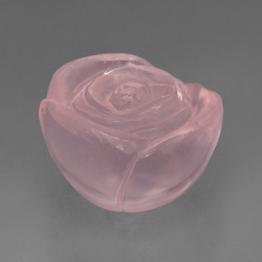 Quartz rose rose naturelle transparent, 43,69 ct, transparent / translucide