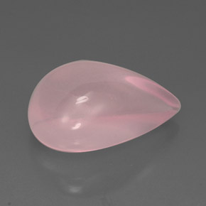 Quartz rose rose naturelle transparent, 16,86 ct, transparent / translucide
