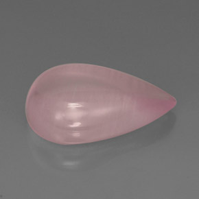 Quartz rose rose naturelle transparent, 13,10 ct, transparent / translucide