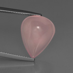 Quartz Rose Rose naturelle Transparent, 9.46 ct, Transparent / Translucide