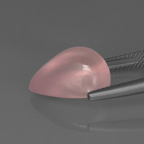 Quartz Rose Rose naturelle Transparent, 9.46 ct, Transparent / Translucide