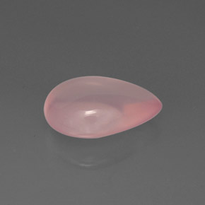 Quartz rose rose naturelle transparent, 7,49 ct, transparent / translucide