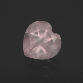 Quartz rose rose naturelle transparent, 0,71 ct, transparent / translucide