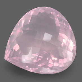 Quartz rose rose naturelle transparent, 421,80 ct, transparent / translucide