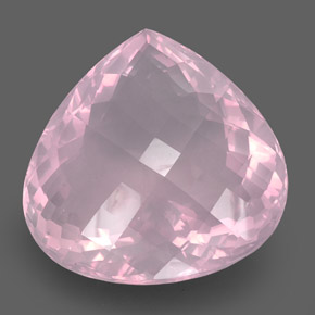 Quartz rose rose naturelle transparent, 421,80 ct, transparent / translucide