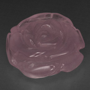 Quartz rose rose naturelle transparent, 58,19 ct, transparent / translucide