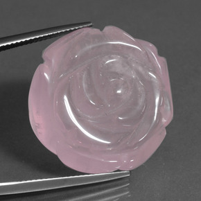 Quartz Rose Light Pink  naturelle Forme fantaisie, 52.80 ct, Translucide