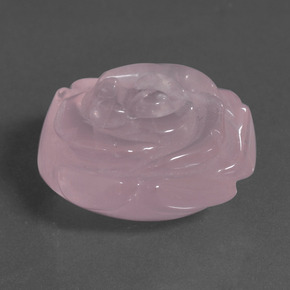 Quartz Rose Light Pink  naturelle Forme fantaisie, 52.80 ct, Translucide