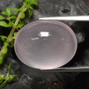 Quartz rose rose naturelle transparent, 12,96 ct, transparent / translucide
