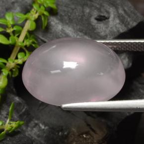 Quartz rose rose naturelle transparent, 12,96 ct, transparent / translucide