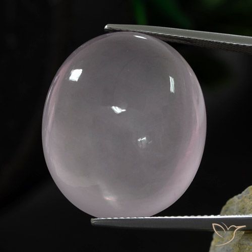 44.65ct Naturel Rose très clair Quartz Rose, ovale, Transparent