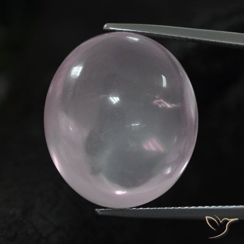 38.11ct Naturel Rose très clair Quartz Rose, ovale, Transparent