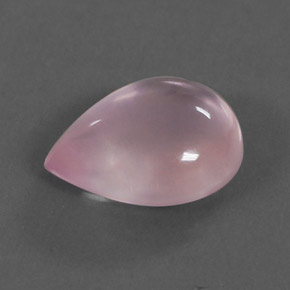 Quartz rose rose naturelle transparent, 8,15 ct, transparent / translucide