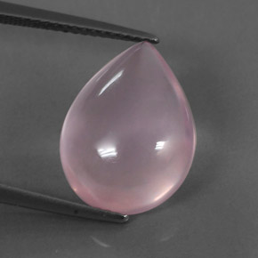 Quartz rose rose naturelle transparent, 8,15 ct, transparent / translucide