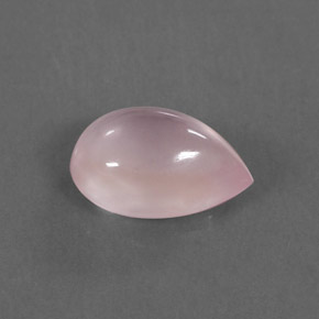Quartz rose rose naturelle transparent, 3,36 ct, transparent / translucide