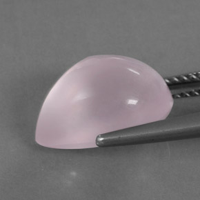 Quartz rose rose naturelle transparent, 5,86 ct, transparent / translucide