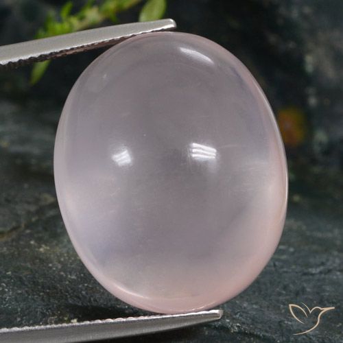 36.82ct Naturel Rose clair Quartz Rose, ovale, Transparent