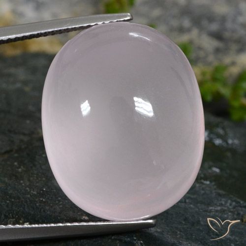 40.38ct Naturel Rose très clair Quartz Rose, ovale, Transparent / Translucide