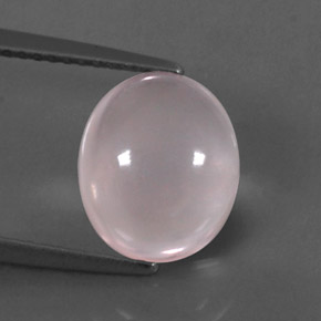 Quartz rose rose naturelle transparent, 3,44 ct, transparent / translucide