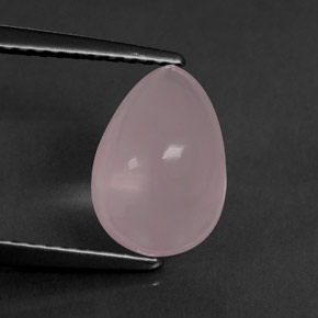 Quartz rose rose naturelle transparent, 2,69 ct, transparent / translucide