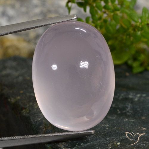 29.72ct Naturel Rose léger Quartz Rose, ovale, Translucide