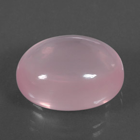 Quartz rose rose naturelle transparent, 23,66 ct, transparent / translucide