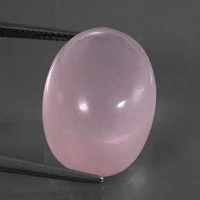 Quartz rose rose naturelle transparent, 32,92 ct, transparent / translucide
