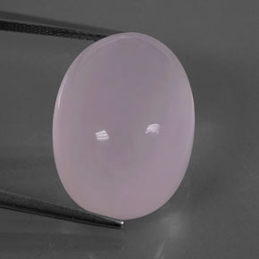 Quartz rose rose naturelle transparent, 31,22 ct, transparent / translucide