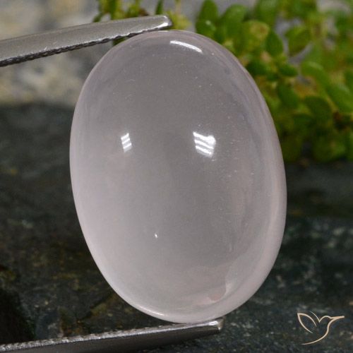 16.02ct Naturel Rose très clair Quartz Rose, ovale, Translucide