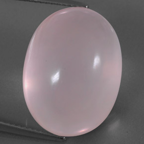 Quartz rose rose naturelle transparent, 24,19 ct, transparent / translucide