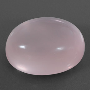 Quartz rose rose naturelle transparent, 24,19 ct, transparent / translucide