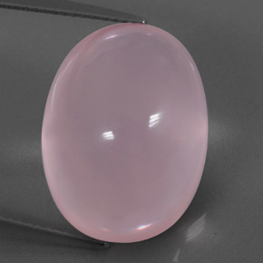 Quartz rose rose naturelle transparent, 25,15 ct, transparent / translucide