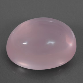 Quartz rose rose naturelle transparent, 25,15 ct, transparent / translucide