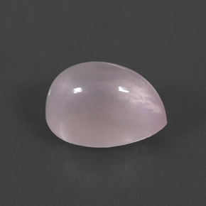 Quartz rose rose naturelle en forme de poire, 5,14 ct, transparent