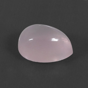 Quartz rose rose naturelle transparent, 6,10 ct, transparent / translucide