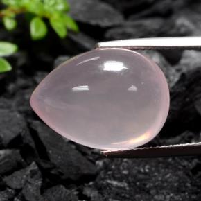 Quartz rose rose naturelle transparent, 19,92 ct, transparent / translucide