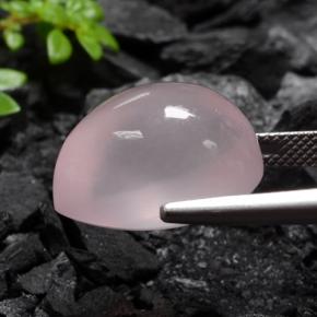Quartz rose rose naturelle transparent, 19,92 ct, transparent / translucide