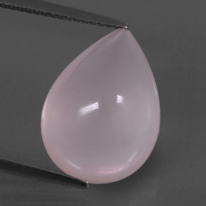 Quartz rose rose naturelle transparent, 9,09 ct, transparent / translucide