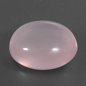 Quartz rose rose naturelle transparent, 9,02 ct, transparent / translucide