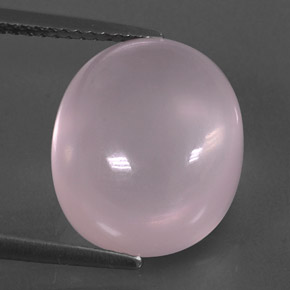 Quartz rose rose naturelle transparent, 10,08 ct, transparent / translucide