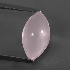 Quartz rose rose naturelle marquise, 3,11 ct, transparent