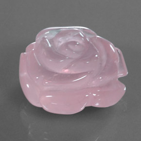Quartz rose rose naturelle transparent, 48,03 ct, transparent / translucide
