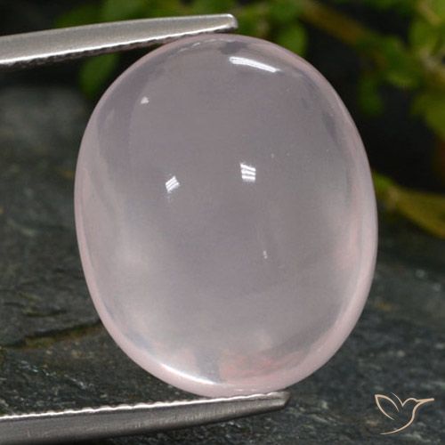 15.67ct Naturel Rose très clair Quartz rose, ovale, Translucide