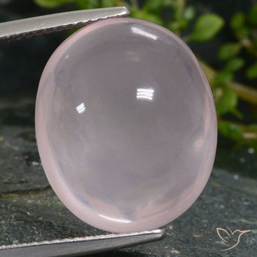 16.28ct Naturel Rose clair Quartz Rose, ovale, Translucide