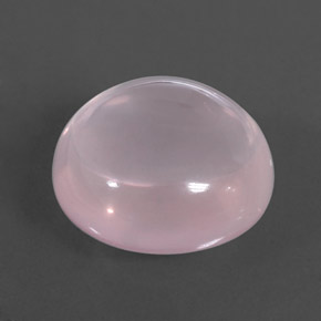Quartz Rose Light Pink  naturelle Coupe ovale, 15.13 ct, Transparent